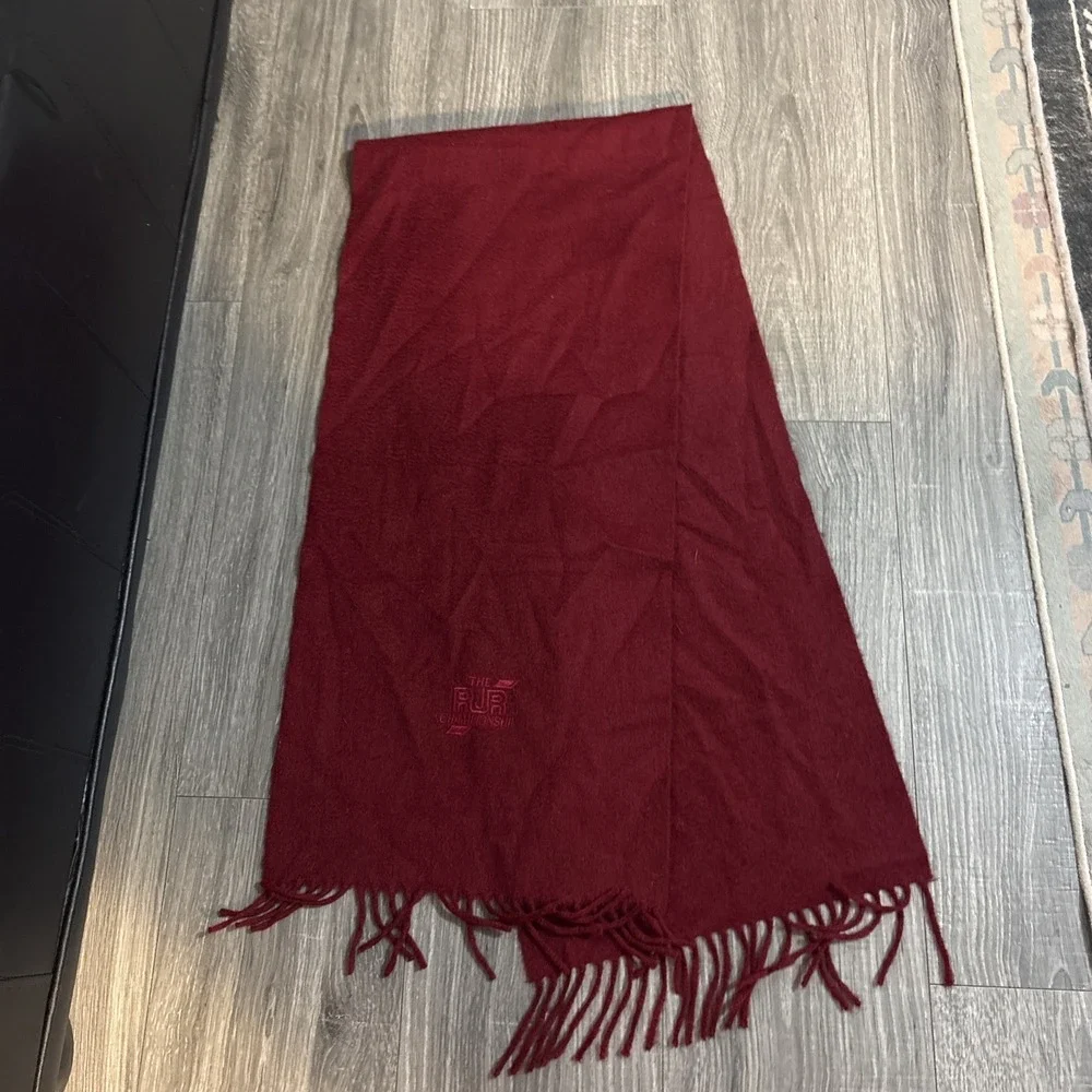 The RJR Championship Red Blank Solid Wool Red Scarf Scarves Shawl